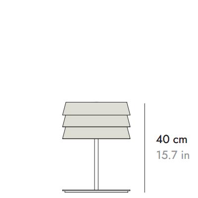 Tischleuchte H 40 cm