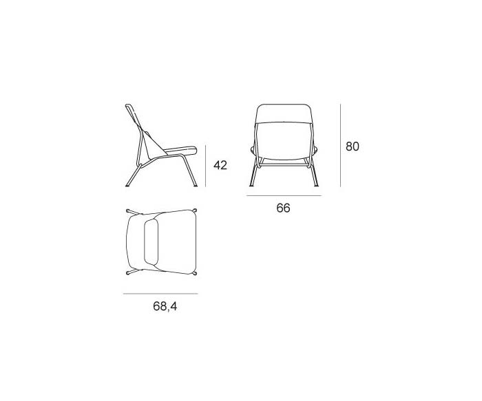 Prostoria Strain Fauteuil Dimensions