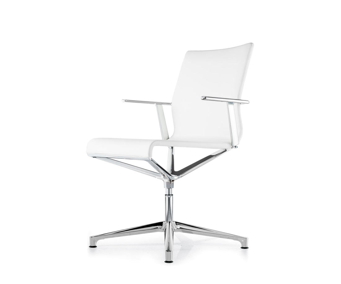 ICF Stick ETK Chair Burostuhl Schwarz Weiss ohne Rollen H37 